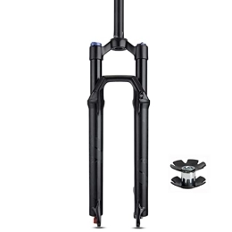 SHENYI Mountain Bike Fork SHENYI MTB Fork 34mm Mountain Bike Air Suspension Fork 27.5 29 Inch Straight Tube Remote Lockout Rebound Damping Adjustment (Color : 29 Straight Manual)