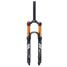 SHHMA Mountain Bike Fork SHHMA Mountain Bicycle Suspension Forks, MTB Bike Dual Air Chamber Front Fork Damping Tortoise and Hare Adjustment, Black, 26 inch