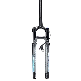 SHHMA Mountain Bike Fork SHHMA Mountain Bike Front Fork Air Fork Tapered / Straight Tube Shock Absorber Wire Control Damping Front Fork Cycling Accessories, Tapered tube, 29inch