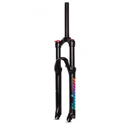 SHHMA Mountain Bike Fork SHHMA Mountain Bike Front Fork Colorful Label Magnesium Alloy Front Fork Air Fork 120mm Damping Air Fork Bicycle Accessories, 29inch