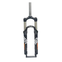 SJHFG Mountain Bike Fork Shock-absorbing Mechanical Fork 1-1 / 8", Shoulder Control 26 27.5 29 Aluminum Alloy Forks Bicycle Mountain Damping Fork (Color : Black, Size : 29inch)