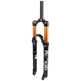 SJHFG Mountain Bike Fork SJHFG Mountain Bike Fork, Air Gas Suspension Fork MTB Bicycle Straight Fork 1-1 / 8Inch Steering Tube Bike Fork fork (Size : 26Inch)