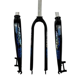 SJHFG Mountain Bike Fork SJHFG MTB Front Suspension Forks, Fork Bicycle Accessories Aluminum Alloy 26 / 27.5 / 29in Oil Cast Special-shaped Hard Fork (Color : Black blue)