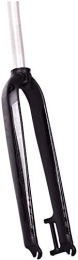 SJMFGF Spares SJMFGF Bicycle Front Forks, MTB Cycling Hard Fork Aluminum Alloy Suspension Fork (Color : Black, Size : 27.5INCH)