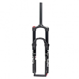 SKNB Mountain Bike Fork SKNB Bicycle Spring Fork MTB 27.5 / 29 Inch Double Air Chamber Front Fork Straight Tube Shoulder Control Shaft 9 * 100Mm Travel 100Mm Strong Structure