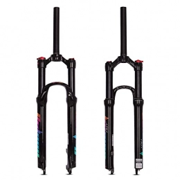 SKNB Mountain Bike Fork SKNB MTB Air Suspension Fork 27.5 / 29 Inch Bicycle Fork Straight Tube With Speed ​​Lockout Function QR 15 * 100 Mm Suspension Travel 100Mm For Mountain Bike Road Bike (Color)