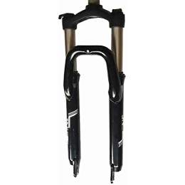 SLRMKK Spares SLRMKK Bike Suspension Fork, 26inch Bicycle Front Fork MTB Air Suspension Fork Discbrake Shoulder Control 1-1 / 8" Travel 120mm, Rigid Super Light Alloy XC, Black