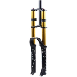 SLRMKK Spares SLRMKK Bike Suspension Fork, MTB Bicycle Fork Hydraulic Suspension Fork Zoom Suspension Fork Magnesium Alloy Easy To Install Strong Structure Bicycle Accessories Black 26 / 27.5 / 29 Inch, 29inche