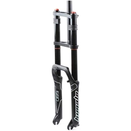 SLRMKK Spares SLRMKK Bike Suspension Fork, Super Light MTB Bicycle Fork Aluminum Alloy The Suspension Fork Easy To Install ATV / Snowmobile The Front Fork Strong Structure Bicycle Accessories 20 Inches, AirPressureVer