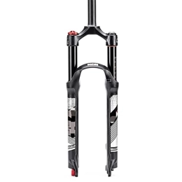 SMANNI Mountain Bike Fork SMANNI Bicycle Fork Bike Air Suspension Fork 26 / 27.5 / 29 Inch Manual / remote Mountain Bike Fork with 120mm Trave MTB Part (Color : 29-Manual-Straight)