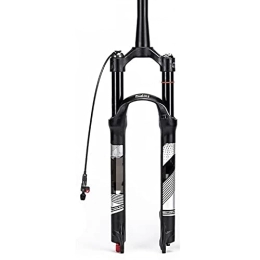 SMANNI Mountain Bike Fork SMANNI Bicycle Fork Bike Air Suspension Fork 26 / 27.5 / 29 Inch Manual / remote Mountain Bike Fork with 120mm Trave MTB Part (Color : 29-Remote-Tapared)
