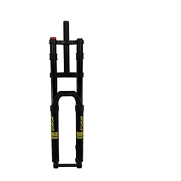 SMANNI Mountain Bike Fork SMANNI Mtb Air Suspension Mountain Bike Air Fork 29 Disc Brake Thru Axle 15mm x 100mm 28.6mm Bicycle Dual Forks 27.5 Solo Chamber (Color : 29 Black Gold)