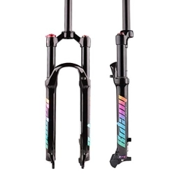 SN Mountain Bike Fork SN Adjust 26 / 27.5 / 29inch MTB Front Suspension Forks, Magnesium Alloy Fork 28.6 Straight Tube Travel 120mm Air Fork Accessories Sports Outdoor (Size : 27.5 inch)