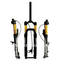 SN Mountain Bike Fork SN Adjust 27.5 / 29in Air Suspension Forks, Oil Pressure Lock 28.6mm Straight Tube MTB Front Suspension Forks Travel 100mm Sports Outdoor (Color : Remote control, Size : 29 inch)