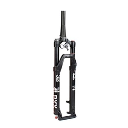 SN Mountain Bike Fork SN Adjust Suspension Forks, Air Fork Wire Control MTB Front Suspension Forks Remote Lock Fork Bicycle Accessories Sports Outdoor (Color : Black 1, Size : 29 inch)