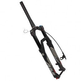 SN Mountain Bike Fork SN Adjustable 26 / 27.5 / 29 Inch Mountain Bike Front Fork, Aluminum Alloy Off-road Suspension Damping Air Fork 140mm Travel 1-1 / 2” Sports Outdoor (Color : Remote control, Size : 26in)