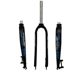 SN Mountain Bike Fork SN Adjustable 26 / 27.5 / 29in Bike Suspension Forks, 700C Highway Pure Disc Brake 28.6 Straight Tube Aluminum Alloy Mountain Front Fork Sports Outdoor (Color : Blue)
