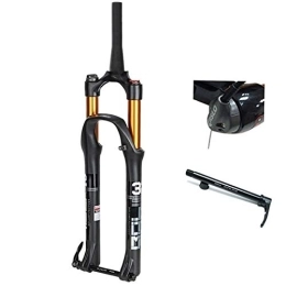 SN Mountain Bike Fork SN Adjustable 27.5 / 29in Shock Absorber Fork, Mountain Bike Fork Air Fork Shoulder Control / wire Control Barrel Shaft Sports Outdoor (Color : Wire control, Size : 27.5in)