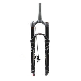 SN Mountain Bike Fork SN Adjustable 29in Bike Suspension Forks, Front Fork With Adjustable Damping Air Pressure Shock Absorber Fork 120mm Travel Sports Outdoor (Color : Wire control-b, Size : 29in)