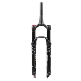 SN Mountain Bike Fork SN Adjustable MTB Front Suspension Forks, Adjustable Damping Suspension Air Pressure Front Fork Bicycle Shock Absorber Front Fork Air Fork Sports Outdoor (Color : Tapered, Size : 26in)