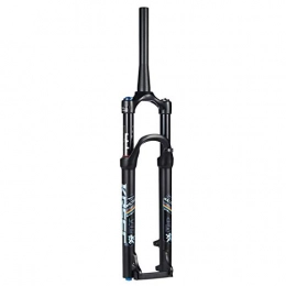 SN Mountain Bike Fork SN Cycling 26" 27.5" 29" Mountain Bike Suspension Fork Alloy 28.6mm Disc Brake Air Fork 120mm Travel Black (Color : Tapered canal, Size : 29 inch)