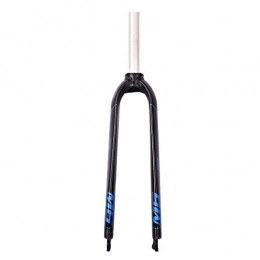 SN Mountain Bike Fork SN Cycling 26" 27.5" 29" MTB Cycling Front Forks, 1-1 / 8" Universal Fork Aluminum Alloy Ultralight Suspension Fork With Disc Brake Seat (Color : Blue, Size : 26INCH)
