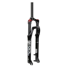 SN Mountain Bike Fork SN Cycling 26 Inch Electric MTB Beach Snow Bike Suspension Fork Aluminum Alloy AIR Fork for 4.0" Tire - Black