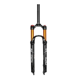 SN Mountain Bike Fork SN Cycling 26" MTB Suspension Fork, Magnesium Alloy Disc Brake 1-1 / 8" Travel 100mm Bicycle Air Fork (Design : A)