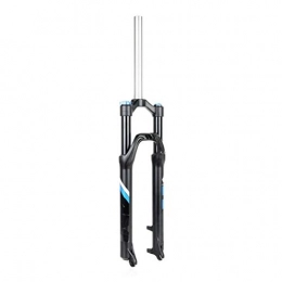 SN Mountain Bike Fork SN Cycling Cycling Air Suspension Fork MTB Alloy Front Fork, for 26 / 27.5 Inch City Road Disc Brake Bike Accessories (Color : Black blue, Size : 26 INCH)