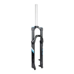 SN Mountain Bike Fork SN Cycling Cycling Air Suspension Fork MTB Alloy Front Fork, for 26 / 27.5 Inch City Road Disc Brake Bike Accessories (Color : Black blue, Size : 27.5 INCH)