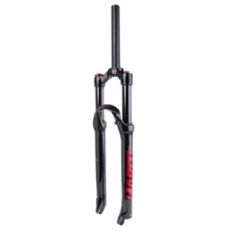 SN Mountain Bike Fork SN Cycling MTB Front Fork, 26 / 27.5 / 29 Inch Air Fork, Magnesium Alloy Suspension Front Fork, With Locked Function Sports (Color : Red, Size : 26inch)