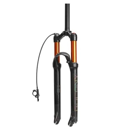 SN Mountain Bike Fork SN Cycling MTB Suspension Fork Remote Lock Alloy AIR Fork for 26 Inch 27.5 Inch 29 Inch Disc Brake Bike (RL (Color : A, Size : 26 INCH)