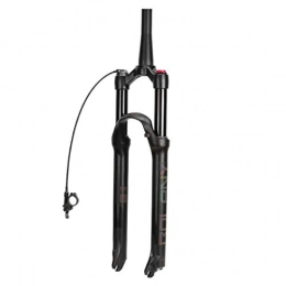 SN Mountain Bike Fork SN Cycling MTB Tapered Air Suspension Fork 26 Inch 27.5 Inch 29 Inch Remote Lock Out Bike Fork Travel: 120mm 1-1 / 8" Black (Color : B, Size : 29INCH)