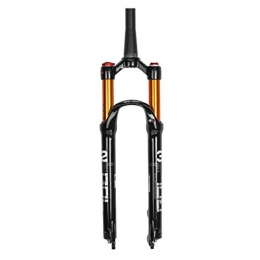 SN Mountain Bike Fork SN Cycling Tapered Air Suspension Fork, for 26 27.5 29 Inch Disc Brake Bike Alloy Fork (Color : B, Size : 29INCH)