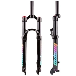 snmi Mountain Bike Fork snmi 26 27.5 29 Inch Mountain Bike Fork, Mtb Air Fork 120mm Travel Ultralight Absorbers Disc Brake, Fit Road Mountain Bicycle XC Cycling