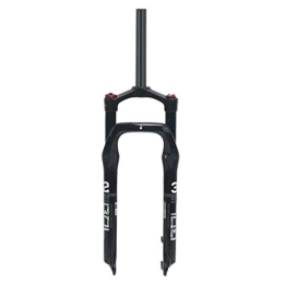 TYXTYX Mountain Bike Fork Snow Mountain Bike Suspension Fork 26 Inch 1-1 / 8" Alloy Air Ahead Forks for Beach MTB Bicycle 4.0" Tire Black 115mm Travel