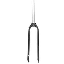Socobeta Mountain Bike Fork Socobeta Bicycle Fork, High Toughness 26 / 27.5 / 29inch AL7005 Front Fork Absorb Road Vibrations Mountain Bike Fork Aluminum Alloy for Bike Forks Replacement Accessory(Black-black label boxed)