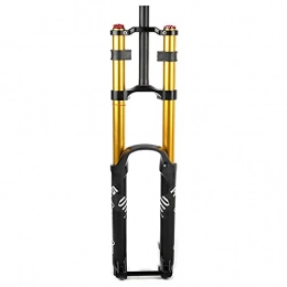 SONGYU Mountain Bike Fork SONGYU 27.5 29 Inch Air DH AM MTB Front Fork Travel 200mm, Manual Lockout Discbrake Mountain Bike Suspension Fork Thru Axle 15x110mm with Damping Adjustment