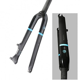 SONGYU Spares SONGYU Bicycle fork, Mountain Bike Front Fork Bicycle Front Fork 14 / 16 / 18 / 20 Inch Full Carbon Front Fork Full Carbon Fiber Small Wheel Bicycle Cbrak +Discbrake Front Fork Open File 74mm
