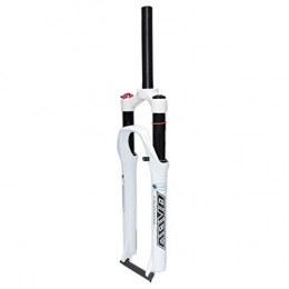 SONGYU Spares SONGYU MTB Suspension Fork 26 / 27.5 / 29 Inch, Downhill Air Fork, 1-1 / 8", Straight, Manual Lockout - White