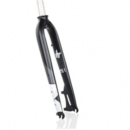 Sonwaohand Spares Sonwaohand Hard Fork Mountain Bike Front Fork Mountain Horse No Shock Absorber Ultra-light Aluminum Alloy 26 27.5 29 Inch 26 inch Black and White