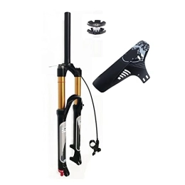 SORBEZ Mountain Bike Fork SORBEZ 26 / 27.5 / 29 Inch Travel 140mm MTB Air Suspension Fork, QR 9mm Straight / Tapered Tube XC AM Ultralight Mountain Bike Front Forks (Color : StraightRemote27.5in)