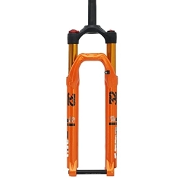 SORBEZ Spares SORBEZ MTB Bicycle Suspension Fork 27.5 29er Air Mountain Bike Fork 140mm Damping Rebound Shock Absorber Front Forks 100 * 15mm Boost (Color : 27.5inch Orange)