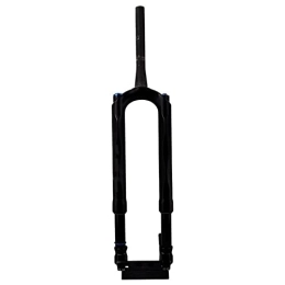 SORBEZ Spares SORBEZ MTB Carbon Bicycle fork Mountain Bike Air Suspension forks 26"-29" Common-use sizes thru-axle15MM*110mm oils Lock Straight 1-1 / 2