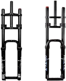 splumzer Mountain Bike Fork splumzer【UK STOCK Bike Suspension Fork 26" 4.0 for Mountain Bike Air Double Shoulder Downhill Rappelling Shock Absorber MTB / QR / AM