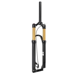 SPYMINNPOO Mountain Bike Fork SPYMINNPOO Bike Front Fork, 27.5in Mountain Bike Front Fork Bike Suspension Front Fork for Cycling Gold Tube