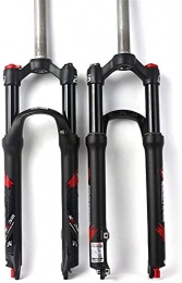 SQHGFFF Mountain Bike Fork SQHGFFF 26 / 27.5 / 29 Travel 120mm MTB Air Suspension Fork, Rebound Adjust Straight Tube Manual Lockout XC AM Ultralight Mountain Bike Front Forks (Size : 26inch)