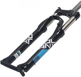 SQHGFFF Spares SQHGFFF Mountain Bike Front Fork Bicycle MTB Fork Bicycle Suspension Fork Air Fork 26 / 27.5 / 29 Inch Aluminum Alloy Shock Absorber Spring Fork, Black / blue label Air MTB Suspension Fork