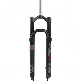 SQHGFFF Spares SQHGFFF Mountain Bike Front Fork Bicycle MTB Fork Bicycle Suspension Fork Air Fork 26 / 27.5 / 29 Inch Aluminum Alloy Shock Absorber Spring Fork Manual Lockout (Color : Black, Size : 26)