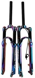 stdpcxz Spares stdpcxz Mountain Bike Front Forks 27.5 / 29In Manual / Remote Lockout Straight Tube Disc Brake Aluminum Alloy Suspension Fork RL, 27.5in